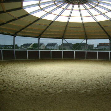 Longierhalle 20 m Durchmesser