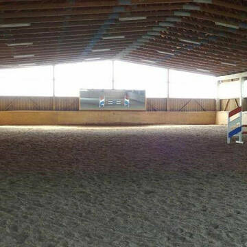Reithalle (20m x 40m) mit großem Spiegel