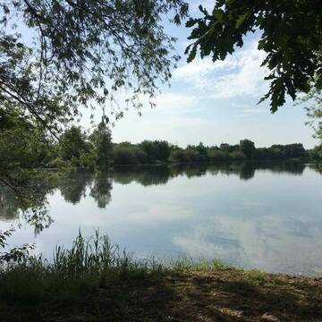 Badestelle direkt am Hof