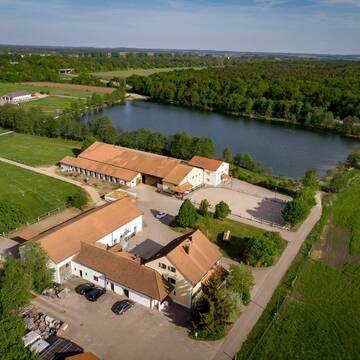 Vogelperspektive der Anlage