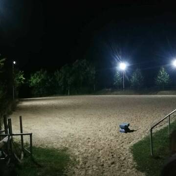 Reit- und Longierplatz 20 x 50 mit Flutlicht