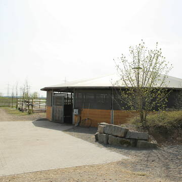 Führanlage mit Longierzirkel