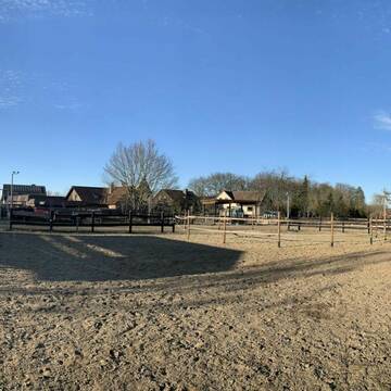 Longierzirkel und Paddock