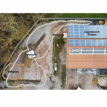 Laufwege Offenstall 1