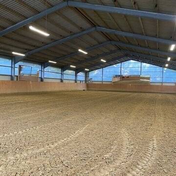 Reithalle 20x40m Hufschlagmaß