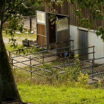 Paddockboxen an der Reithalle