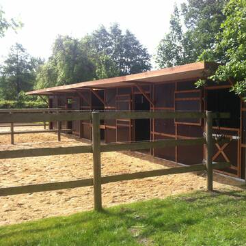 Außenboxen mit Laufpaddock