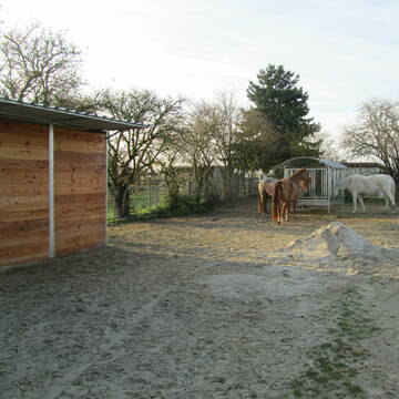 Unterstand 1 und Heuraufe